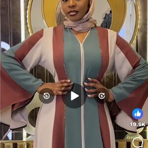 Elegant Multicolor Women's Dress